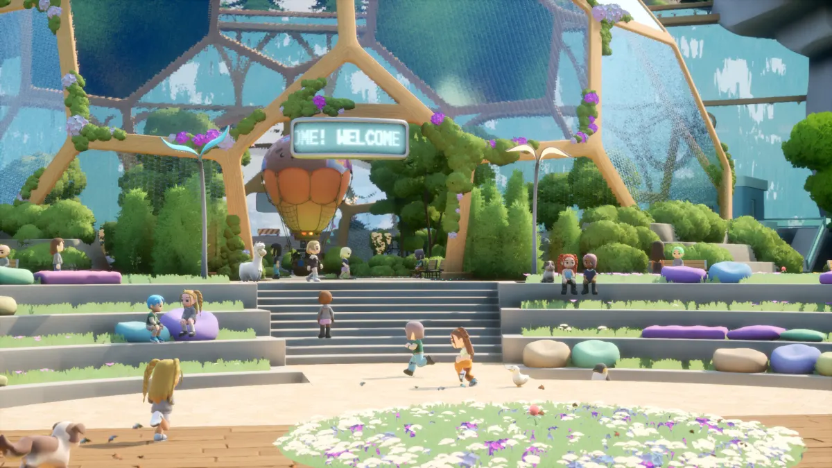 Loftia City plaza under the dome